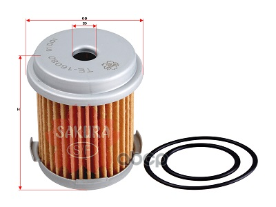 Фильтр трансмиссионный  ACURA MDX (YD1)  MDX (YD2)  RDX  HONDA ACCORD  CAPA (GA)  CIVIC  CROSSTOUR I Sakura арт. te16080