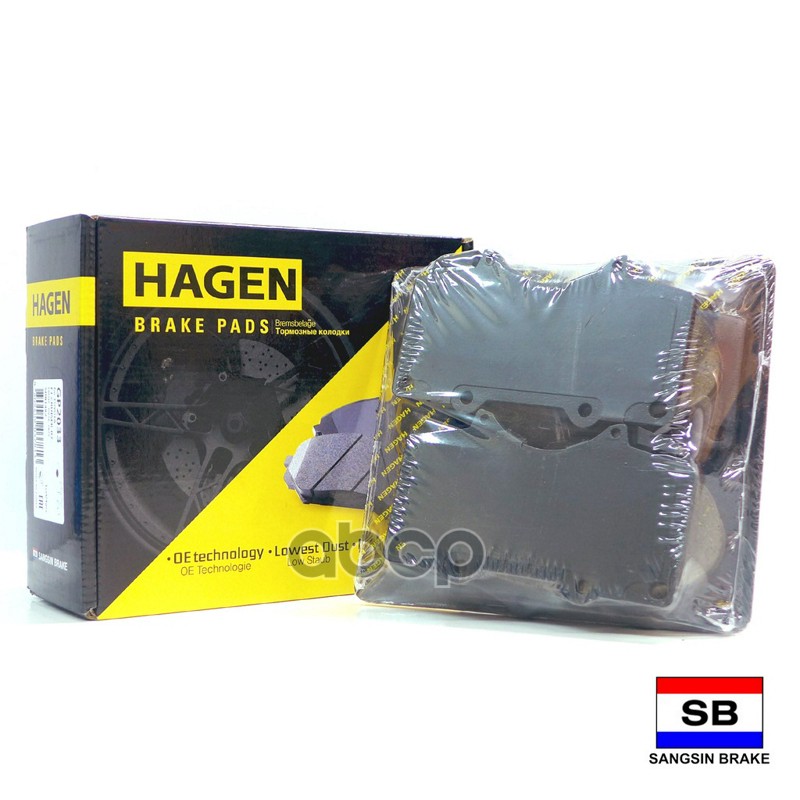 Колодки передние MITSUBISHI PAJERO IV 07- GP2033 Sangsin brake арт. GP2033