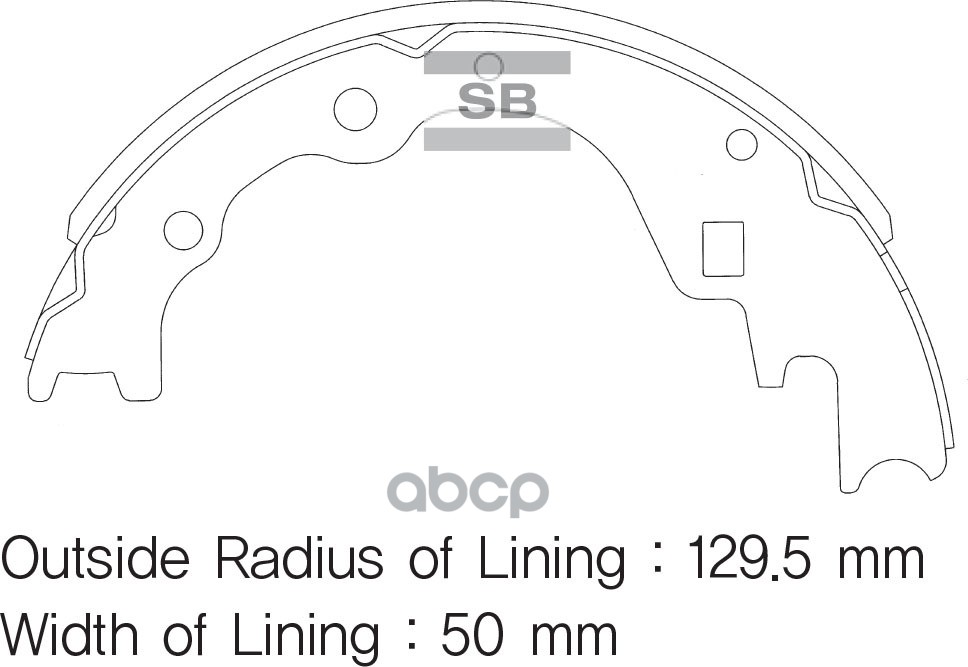 Колодки торм.бараб. комплект 4 шт. шт. Hi-Q KIA BESTA  PREGIO Sangsin brake арт. sa044