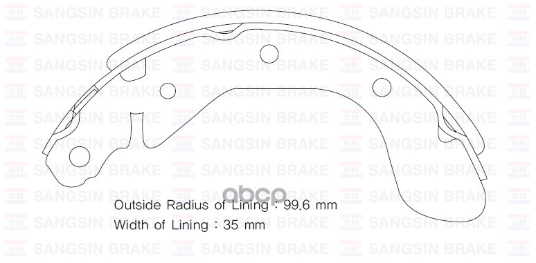 Колодки тормозные бар. CHEVROLET AVEO 1.2-1.5 05- SA129 Sangsin brake арт. SA129