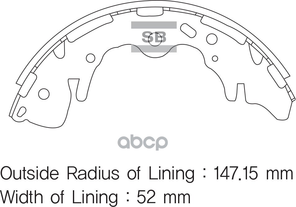 Колодки тормозные барабанные SANGSIN BRAKE SA130 Sangsin brake арт. SA130