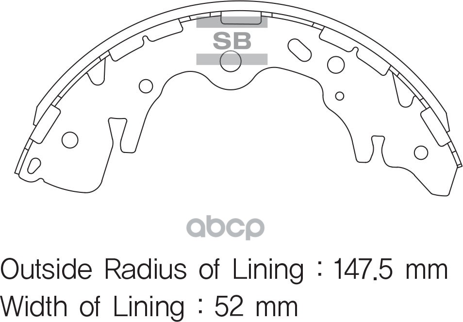 Колодки тормозные барабанные SANGSIN BRAKE SA136 Sangsin brake арт. SA136