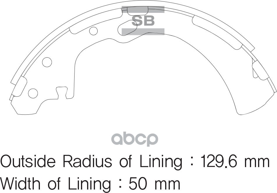 Колодки тормозные барабанные Nissan NV350 Caravan 12- / Pathfinder 95-04 Sangsin brake арт. SA172