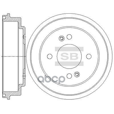 Барабан тормозной KIA PICANTO 06- SD2048 Sangsin brake арт. SD2048