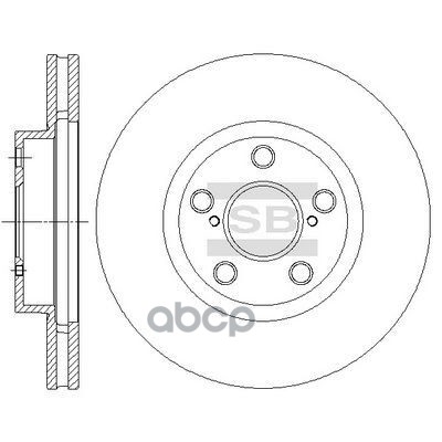 Диск Тормозной Sd4049 Sangsin brake арт. SD4049