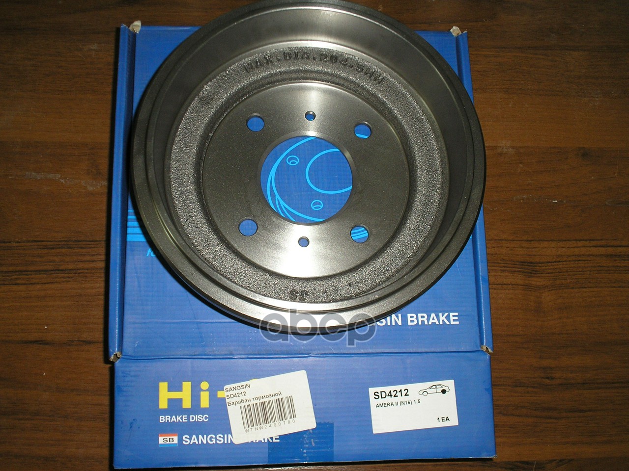Барабан тормозной NISSAN ALMERA (N16) 1.5 00- SD4212 Sangsin brake арт. SD4212