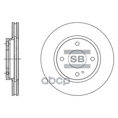Диск тормозной SD5306 Sangsin brake арт. SD5306