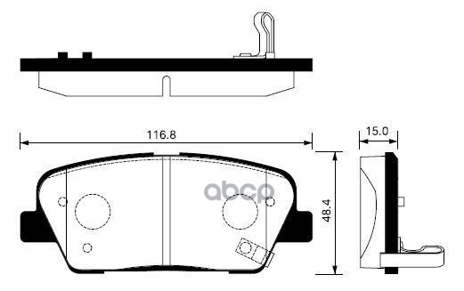Колодки тормозные HYUNDAI SANTA FE (CM) 2.2D 09-/KIA SORENTO (XM) 09- задние SP1247 Sangsin brake арт. SP1247