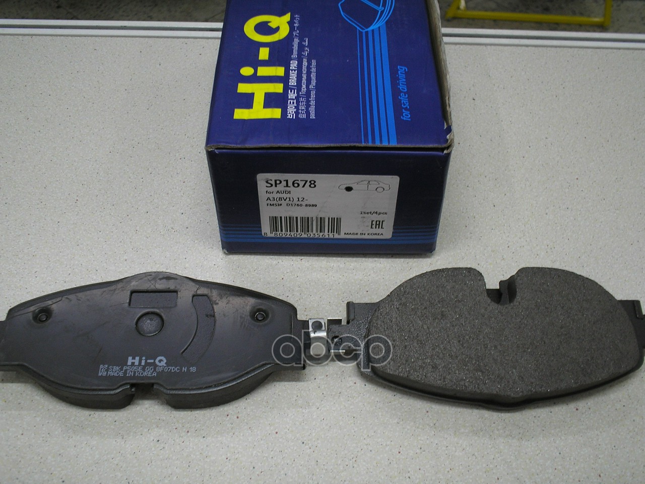 Колодки тормозные дисковые передние Серия:HI-Q SKODA OCTAVIA III Combi (5E5, 5E6), VW TIGUAN (AD1, A Sangsin brake арт. SP1678