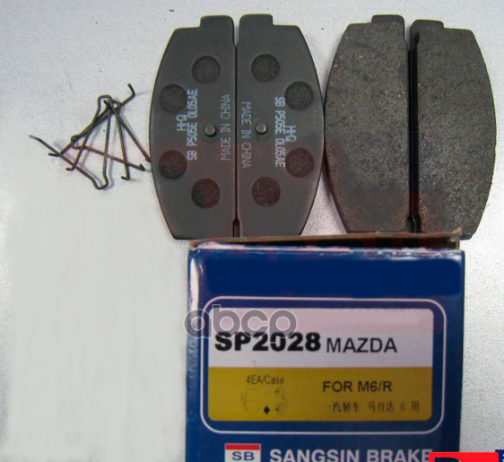 Колодки торм.дисковые Hi-Q MAZDA M6 03-05 R (D482) Sangsin brake арт. sp2028