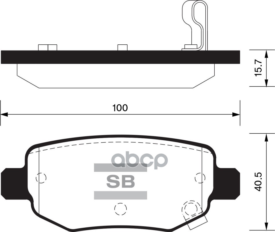 Колодки тормозные дисковые Cherry A3 M11/Arrizo 7E5/Qiyun 3/Tiggo T11/II 1.6-2.4 08 SP2126R Sangsin brake арт. SP2126R