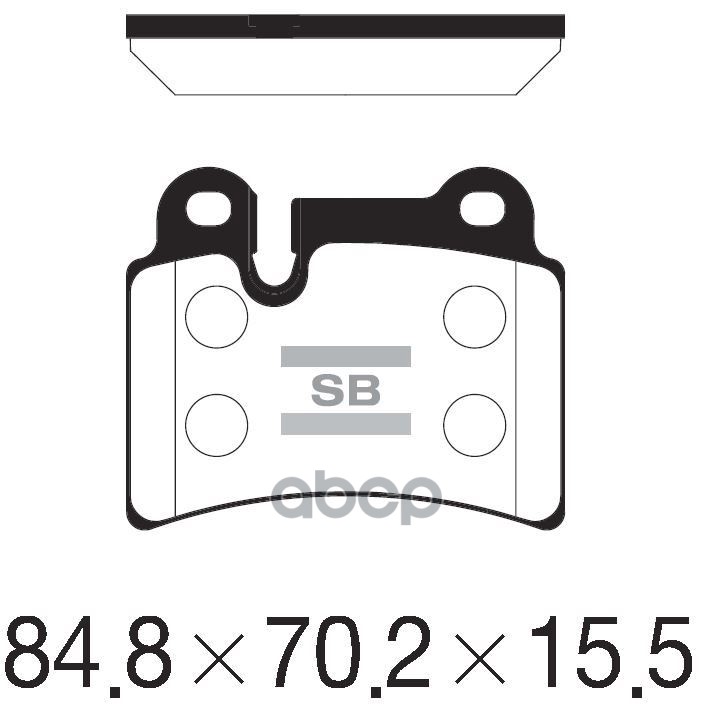 Колодки тормозные дисковые задние Серия:HI-Q VW TOUAREG (7LA, 7L6, 7L7) Sangsin brake арт. SP2232