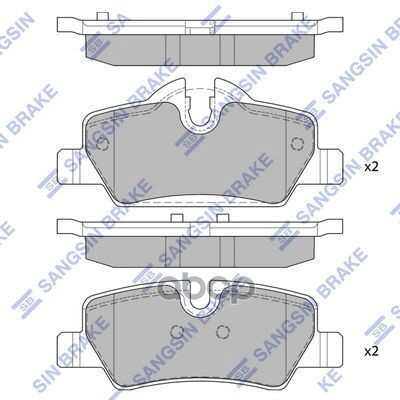 Тормозная колодка SP4004 Sangsin brake арт. SP4004