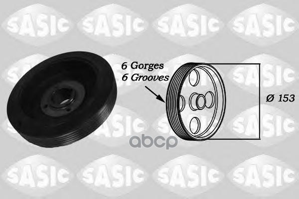 Шкив коленвала Sasic арт. 2150027