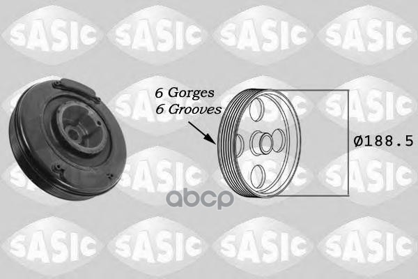 Шкив коленвала Sasic арт. 9001807