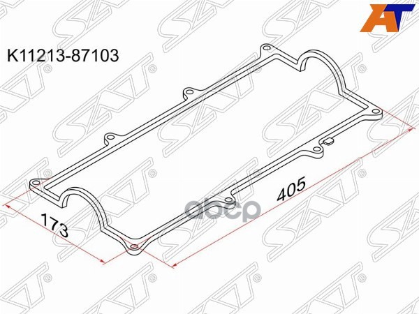 Прокладка клапанной крышки TY/DH HCEJ Terios, Cami J100 Sat арт. K11213-87103