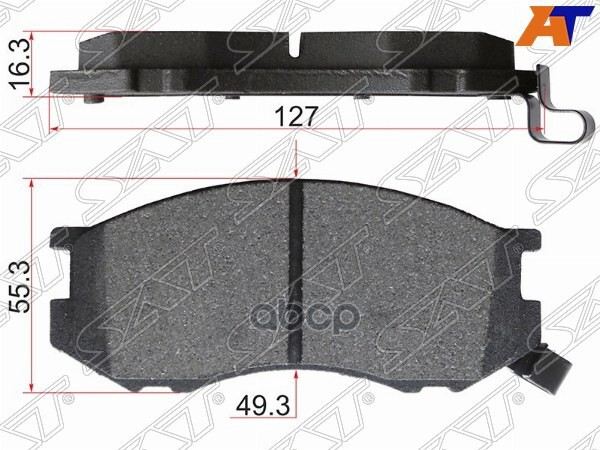 Колодки тормозные (Спереди) Toyota Lite Ace 96-07 / Lite Ace Noah 96-01 Sat арт. ST-04465-28370