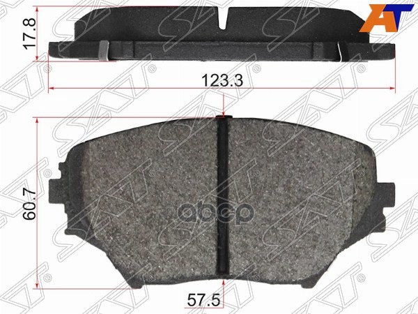 Колодки тормозные (Спереди) Toyota RAV4 (CA20) 00-05 Sat арт. ST-04465-42130