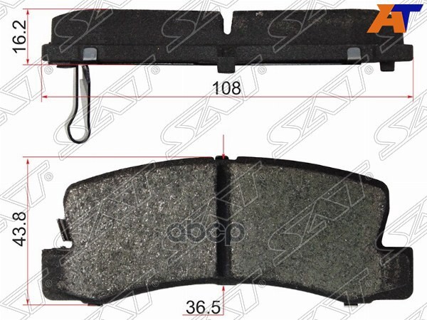 Колодки тормозные (Сзади) Lexus RX 97-03 / Toyota Avensis 97-03 Sat арт. ST-04466-20080