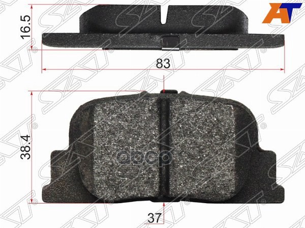 Колодки тормозные (Сзади) Toyota Caldina (T240) 02-07 / Camry 99-01 Sat арт. ST-04466-32040