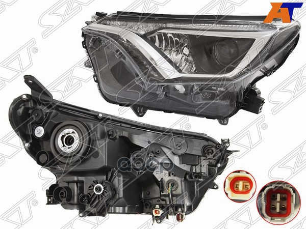 Фара Toyota RAV4 (XA40) 15-19 (Слева/ Галоген/ С электрокорректором) Sat арт. ST-112-1149LMLD-EM2