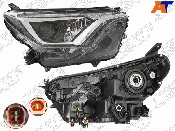 Фара Toyota RAV4 (XA40) 15-19 (Справа/ Галоген/ С электрокорректором) Sat арт. ST-112-1149RMLD-EM2