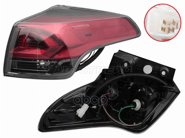 Фонарь задний Toyota RAV4 (XA40) 15-19 (Справа/ LED) Sat арт. ST-112-1948R-UE
