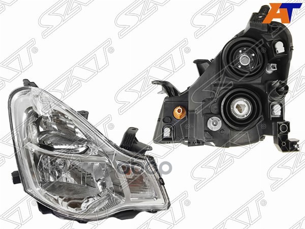 Фара Nissan Almera 12-19 / Bluebird Sylphy 05-12 (Спереди/ Справа/ Галоген/ под электрокорректор) Sat арт. ST-115-1119R