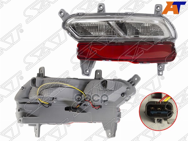 Фонарь в задний бампер Kia Sportage 18-22 (Справа) Sat арт. ST-116-0016