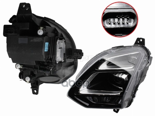 Фара OMODA C5 22- (Слева/ LED/ с ПТФ) Sat арт. ST-11-OMC5LDL