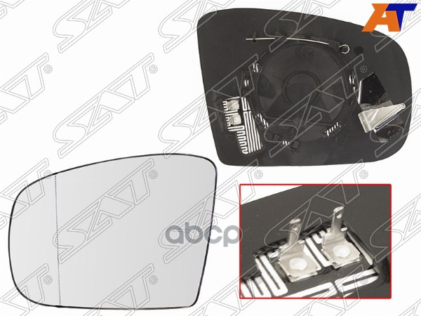 Полотно зеркала Mercedes-Benz M-Class 01-05 / GL-Class 06-09 (Слева/ Обогрев/ асферическое) Sat арт. ST-121-0097