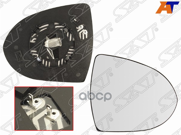 Полотно зеркала Kia Sportage 10-16 (Справа/ Обогрев/ сферическое) Sat арт. ST-121-0100