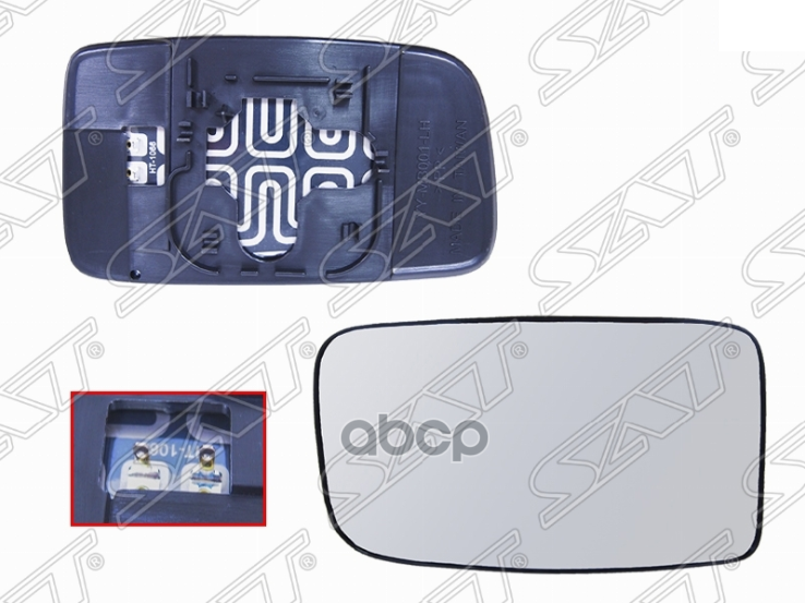 Полотно зеркала Mitsubishi Lancer 02-10 / Lancer Japan 03-10 (Слева/ Обогрев) Sat арт. ST-121-0117