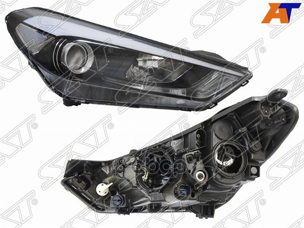 Фара Hyundai Tucson 15-19 (Справа/ Галоген/ С электрокорректором) Sat арт. ST-121-1114R