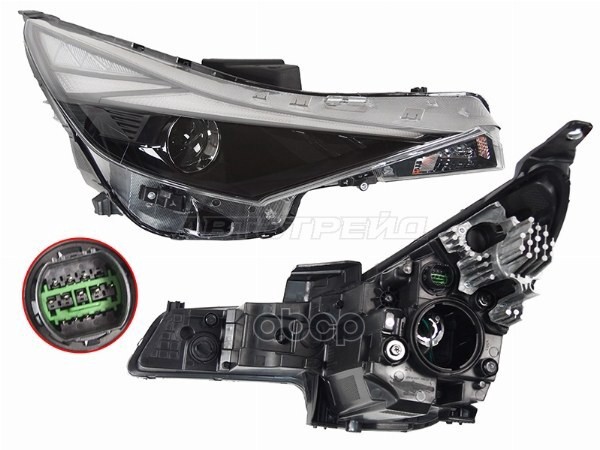 Фара Hyundai Elantra 20-23 (Справа/ Галоген/ ДХО/ С электрокорректором) Sat арт. ST-121-11HDEL20R