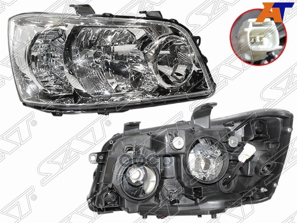 Фара Toyota Highlander 03-07 / Kluger V 03-07 (Справа) Sat арт. ST-13-0052