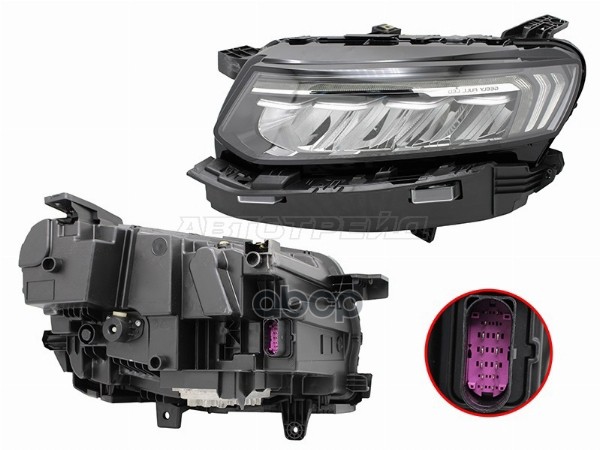 Фара Geely Tugella 19-23 (Слева/ LED/ С электрокорректором) Sat арт. ST-13-GLTUGL