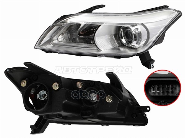 Фара Lifan X60 12-15 (Слева/ Галоген/ Ручная регулировка) Sat арт. ST-13-LFX60L