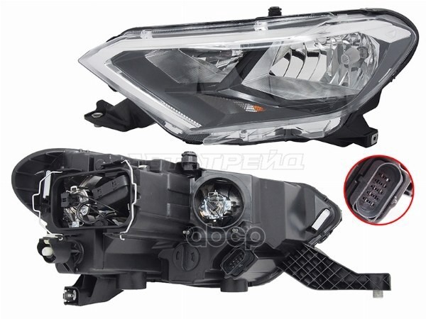 Фара Jetta Va3 19- (Слева) Sat арт. ST-141-11VA3L