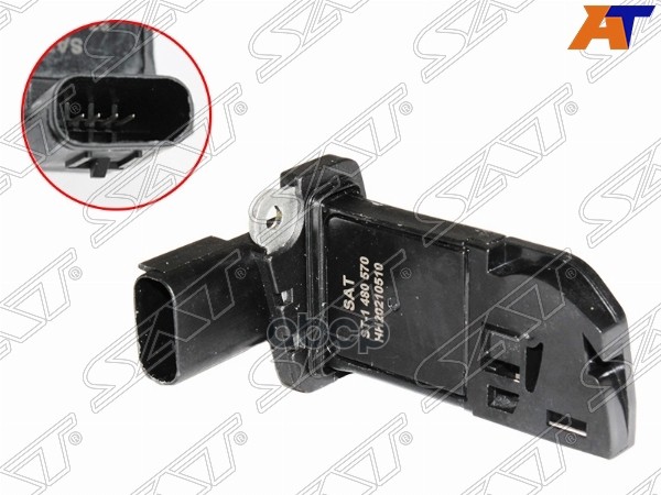 Датчик расхода воздуха Ford Focus 98-19 / Kuga 08-19 Sat арт. ST-1 480 570