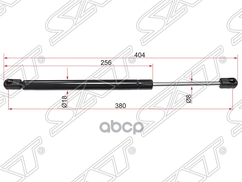 Амортизатор крышки багажника Ford Mondeo 07-15 (Справа=Слева) Sat арт. ST-1496865