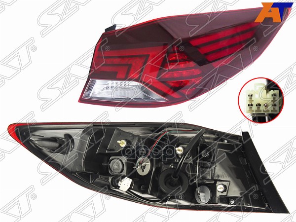 Фонарь задний Hyundai Elantra 18-20 (Справа/ LED) Sat арт. ST-18-0019