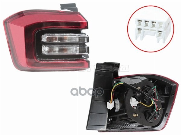 Фонарь задний Chery Tiggo 4 18-23 / Tiggo 4 Pro 20- (Слева) Sat арт. ST-18-CHTG4L