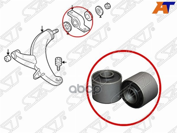 Сайлентблок рычага Subaru Forester 97-08 / Impreza 92-07 Sat арт. ST-20201-FA060