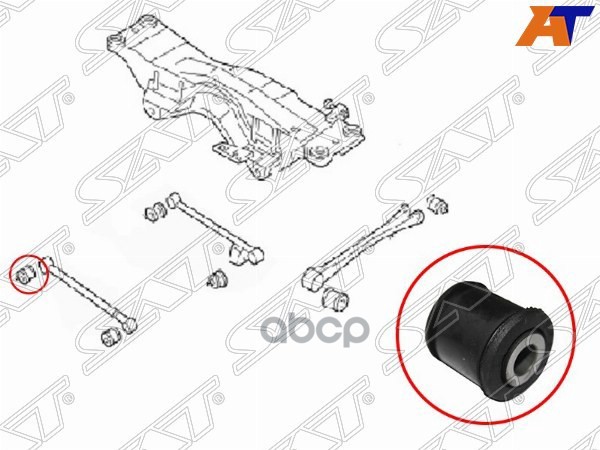 Сайлентблок рычага Subaru Forester 97-02 / Impreza 92-07 Sat арт. ST-20251-AA010