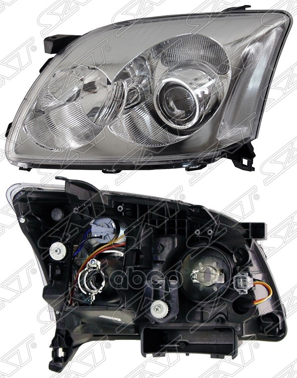 Фара Toyota Avensis (T250) 03-06 (Слева/ Ксенон/Галоген/ Ручная Регулировка) Sat арт. ST-212-11F3L
