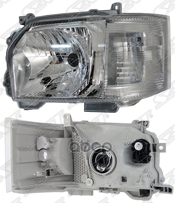 Фара Toyota Hiace 13-20 (Слева/ Галоген/ под электрокорректор) Sat арт. ST-212-11H0L