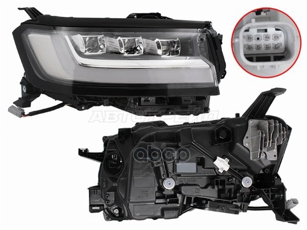 Фара Toyota Land Cruiser (J300) 21- (Справа) Sat арт. ST-212-11LC1R