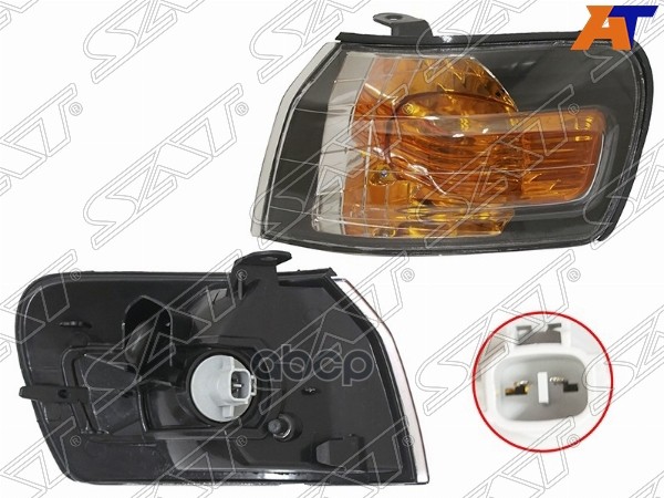 Габарит Toyota Corolla (E110) 95-97 (Слева/ чёрный) Sat арт. ST-212-1592BL