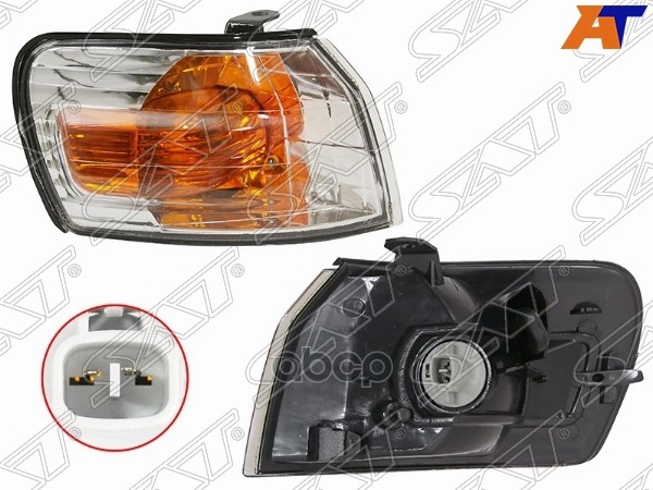 Габарит Toyota Corolla (E110) 95-97 (Справа/ хром) Sat арт. ST-212-1592CR